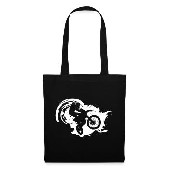 Motocross Moto Motorsport - Sac en tissu - noir - Devant