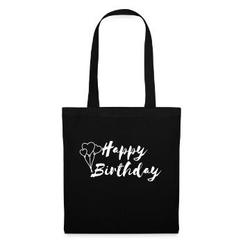 Happy birthday - Tote Bag - black - Front