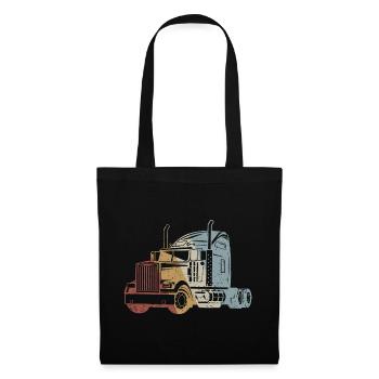 Truck Retro Style Vintage - Tote Bag - black - Front