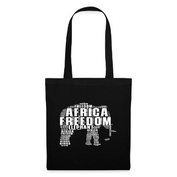 Elephant Family Mama Baby Africa - Tote Bag - black - Front