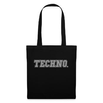 Techno Raver - Tote Bag - black - Front