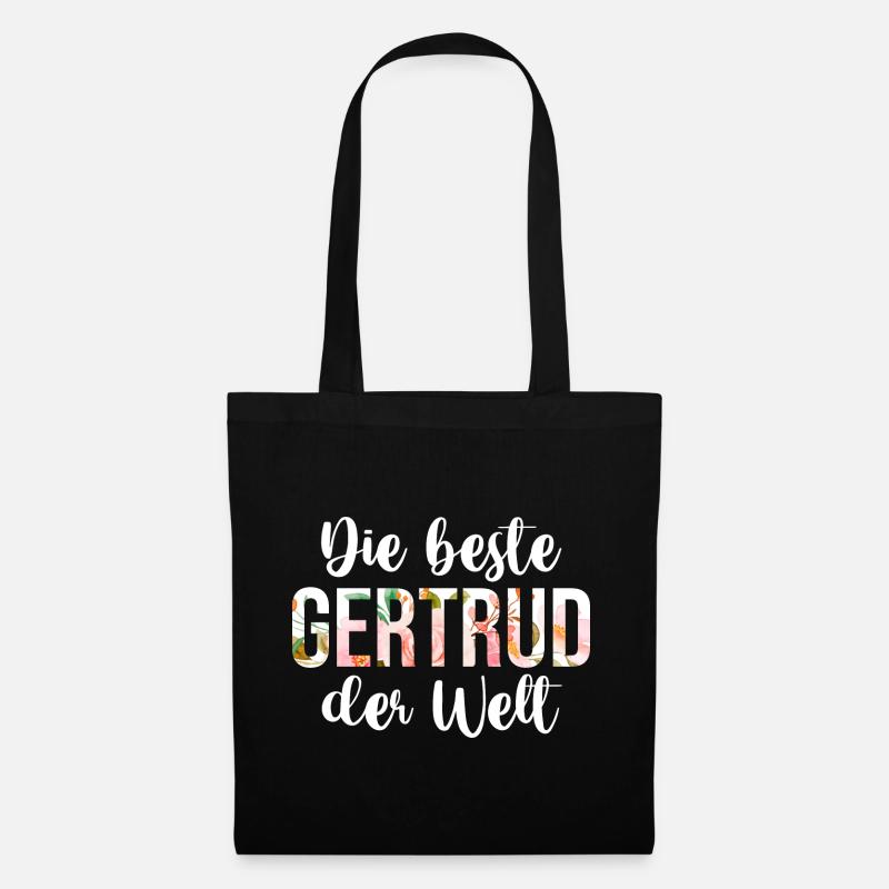Gertrud - Stoffbeutel - Schwarz