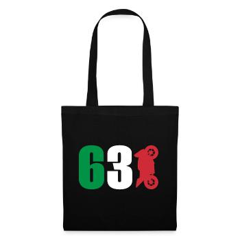 63 Moto Sport automobile Italie - Sac en tissu - noir - Devant