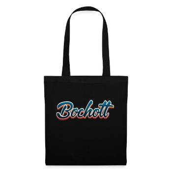 Bocholt 3D Schrift - Stoffbeutel - Schwarz - Vorne