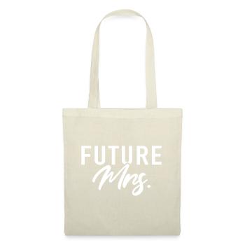 Future Mrs. Mariage de fiançailles - Sac en tissu - nature - Devant