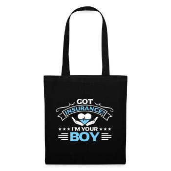 Insurance Salesman Insurance Agent - Tote Bag - black - Front