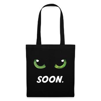 Cat Eyes Green Soon - Tote Bag - black - Front