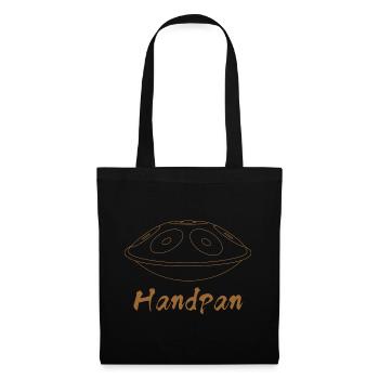 Handpan Hand Pan - Tote Bag - black - Front