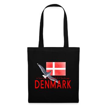 Mouette du Danemark - Sac en tissu - noir - Devant