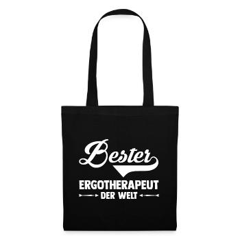 Ergotherapie Ergotherapeut - Stoffbeutel - Schwarz - Vorne