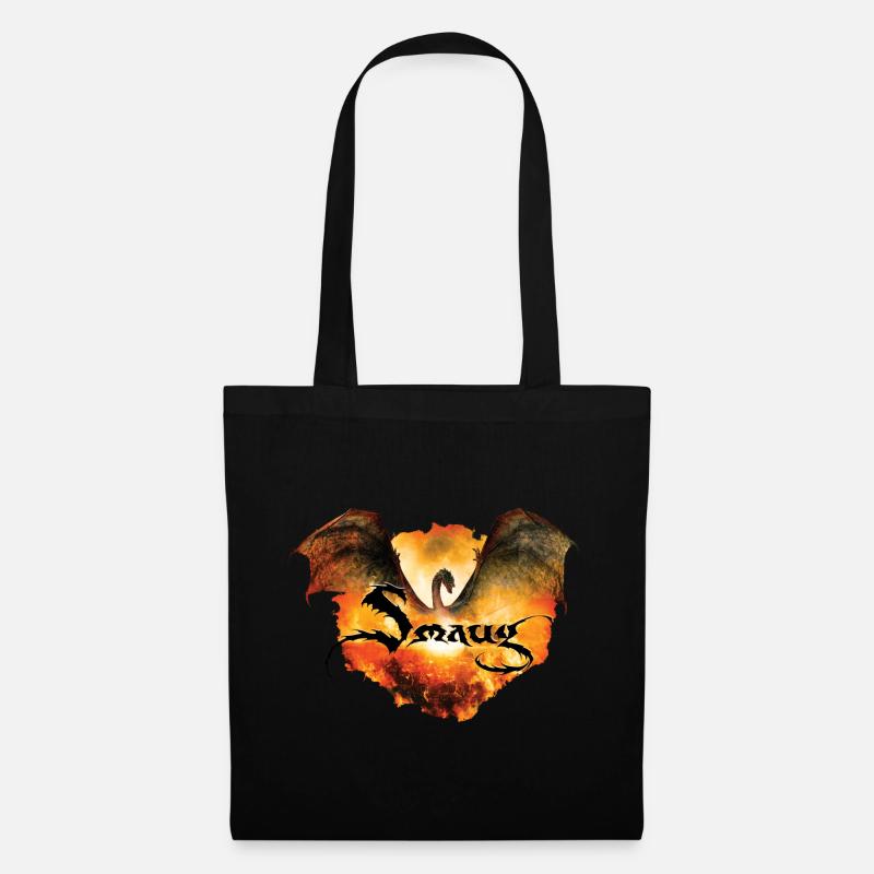 Hobbitten Smaug om Esgaroth Fire Design - Mulepose - sort
