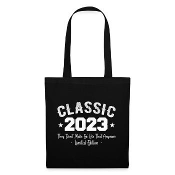 Born 2023 Vintage Classic Birthday Gift 2023 - Tote Bag - black - Front