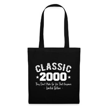 Born 2000 Vintage Classic 2000 Anniversary Gift - Tote Bag - black - Front