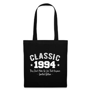 Né 1994 Vintage Cadeau Anniversaire Classic 1994 - Sac en tissu - noir - Devant