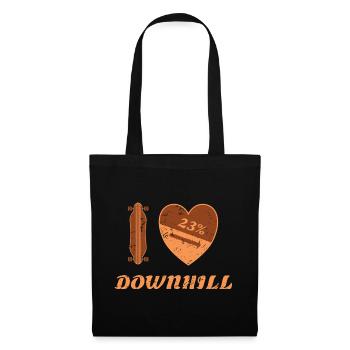 Downhill Skater - Tote Bag - black - Front