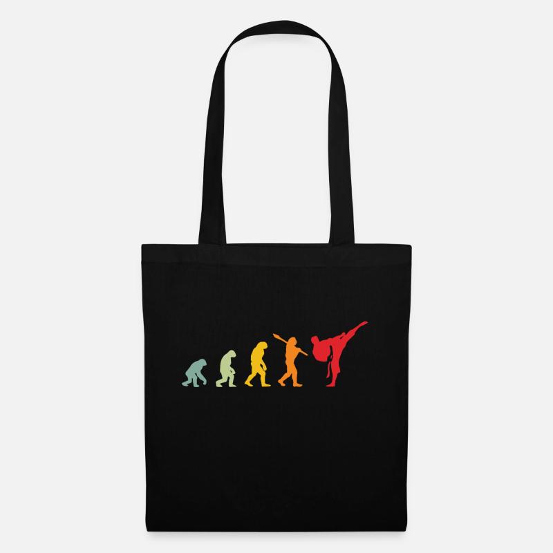 Karate Evolution Development Martial Art - Tote Bag - black