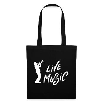 Live Music lovers - Sac en tissu - noir - Devant
