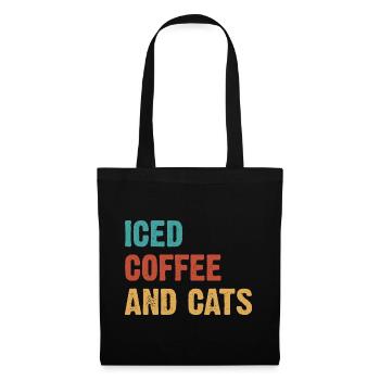Iced Coffee And Cats - Tote Bag - black - Front