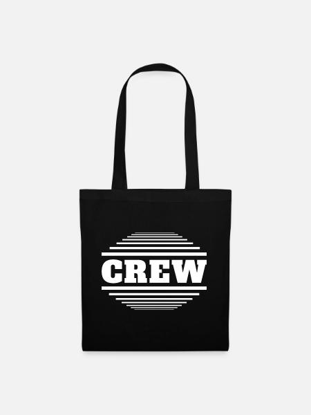 CREW - Stoffbeutel - Schwarz