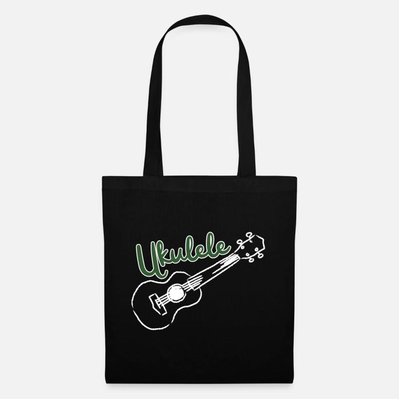 Ukulele - Music Lover - Stoffbeutel - Schwarz