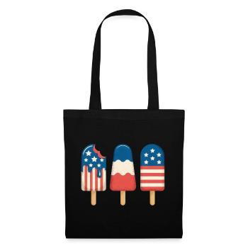 Cream Lover Independence Day 4th of July - Tote Bag - black - Front