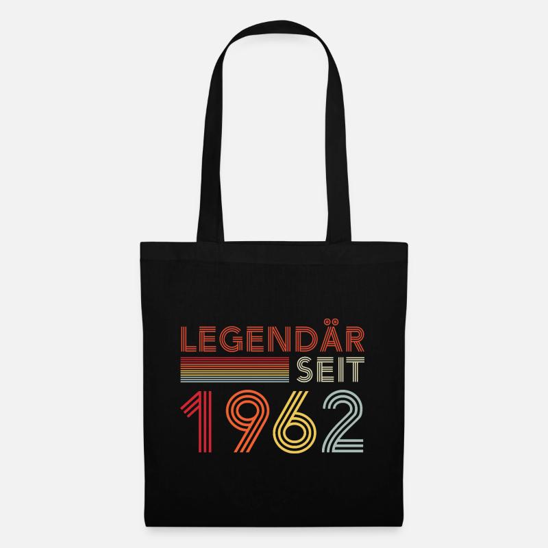 Legendär Seit 1962 Mann Geburtstag - Stoffbeutel - Schwarz