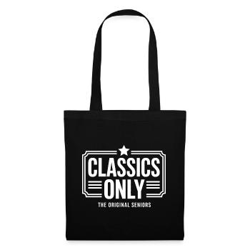 Classiques uniquement : Insigne original des terminales - Sac en tissu - noir - Devant