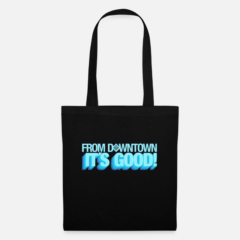 From Downtown Baby!! - Stoffbeutel - Schwarz