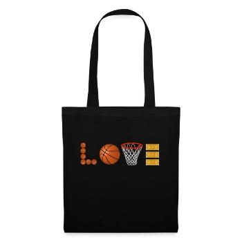 Love basketball sports slamdunk fan ball lovers - Tote Bag - black - Front