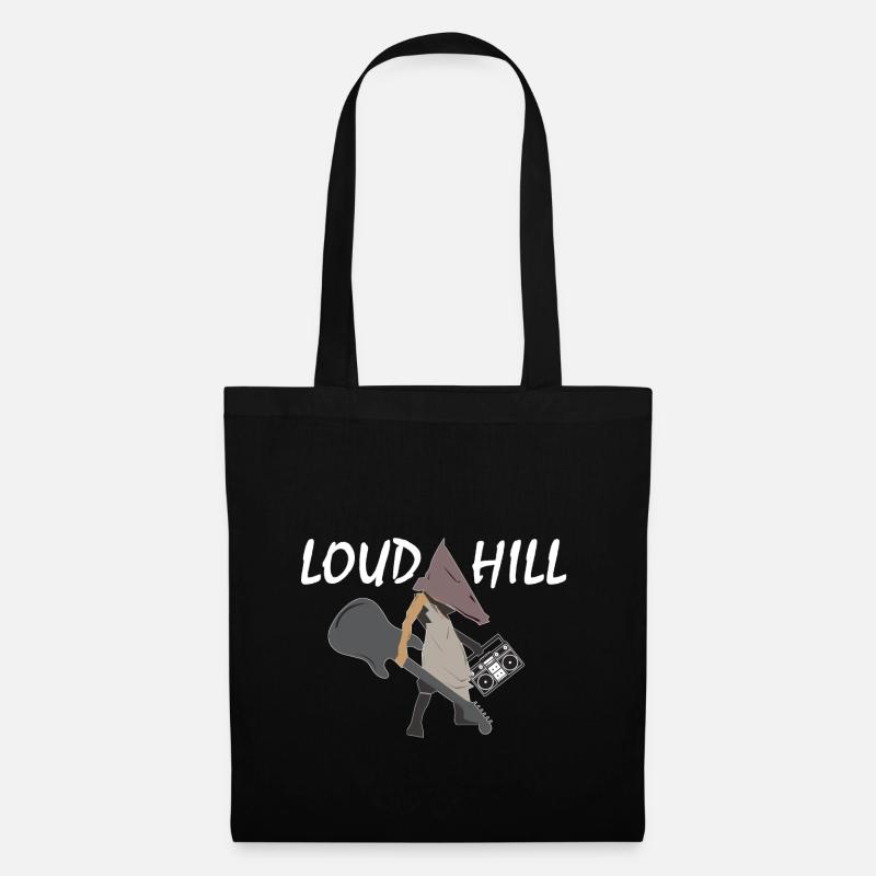 Loud Hill Pyramidenkopf Monster Geschenkidee - Stoffbeutel - Schwarz