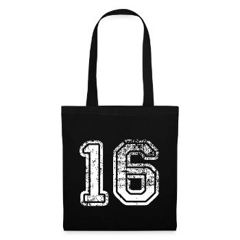16 - Sac en tissu - noir - Devant