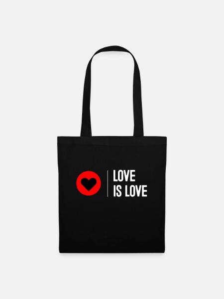 Love is Love - Tote Bag - black
