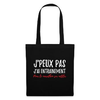 T-shirt/accessoires - Sac en tissu - noir - Devant