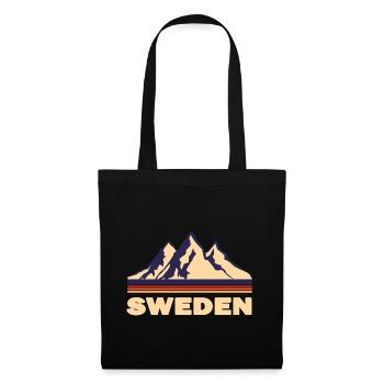 schweden - Stoffbeutel - Schwarz - Vorne
