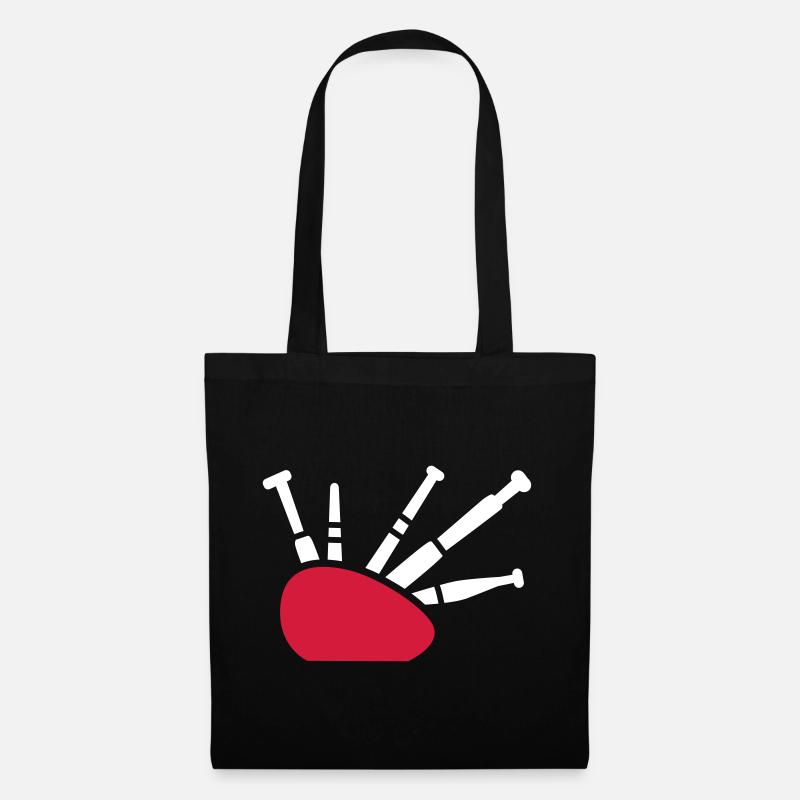 bagpipes - Tote Bag - black