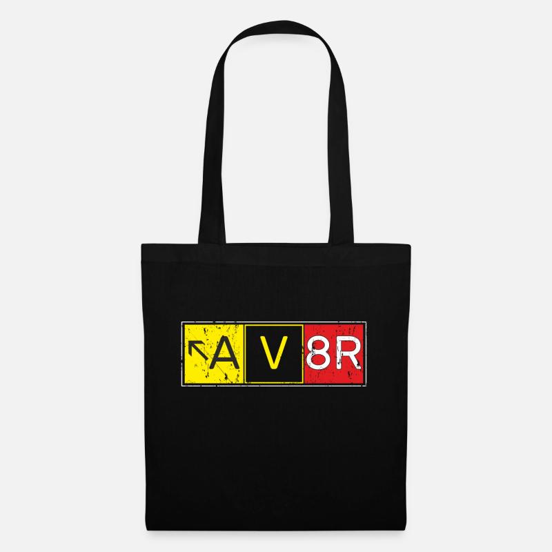 AV8R | AVIATOR aviators, pilots - Tote Bag - black