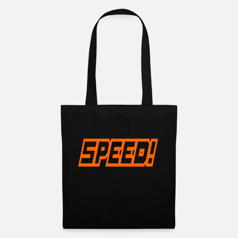 speed! - Tote Bag - black
