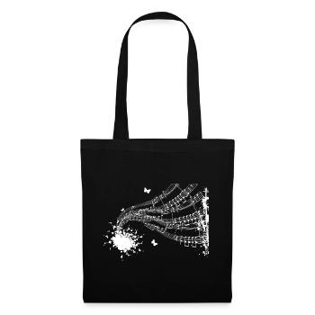Floating Score Symphony - Tote Bag - black - Front