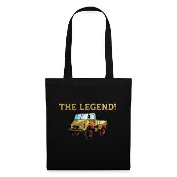 Die Legende - La Légende / Unimog - Sac en tissu - noir - Devant