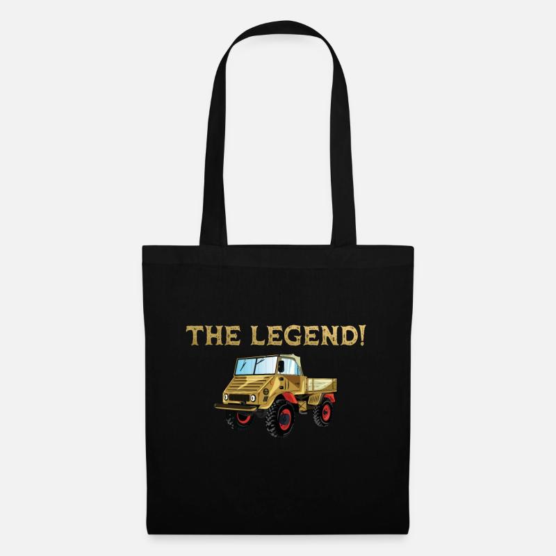 Die Legende - La Légende / Unimog - Sac en tissu - noir