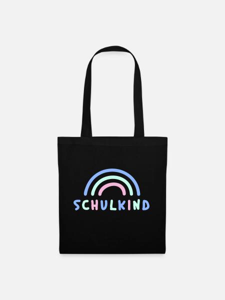 Schulkind - Stoffbeutel - Schwarz