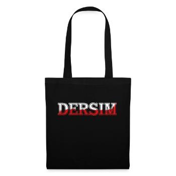 Dersim Red White - Stoffbeutel - Schwarz - Vorne