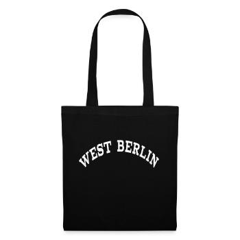 WEST BERLIN STATE OF MIND - Stoffbeutel - Schwarz - Vorne