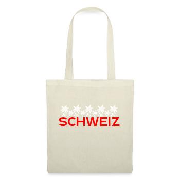 Gentiane suisse - Sac en tissu - nature - Devant