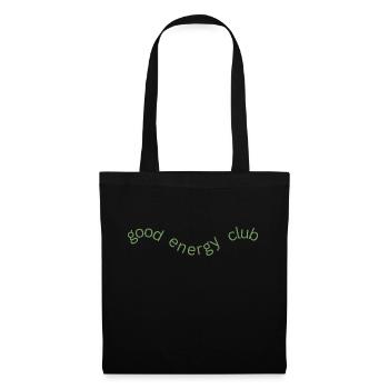Good energy club grün - Stoffbeutel - Schwarz - Vorne