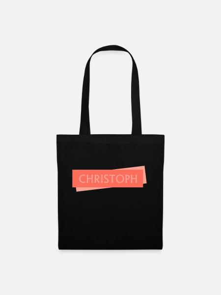 Christoph - Sac en tissu - noir