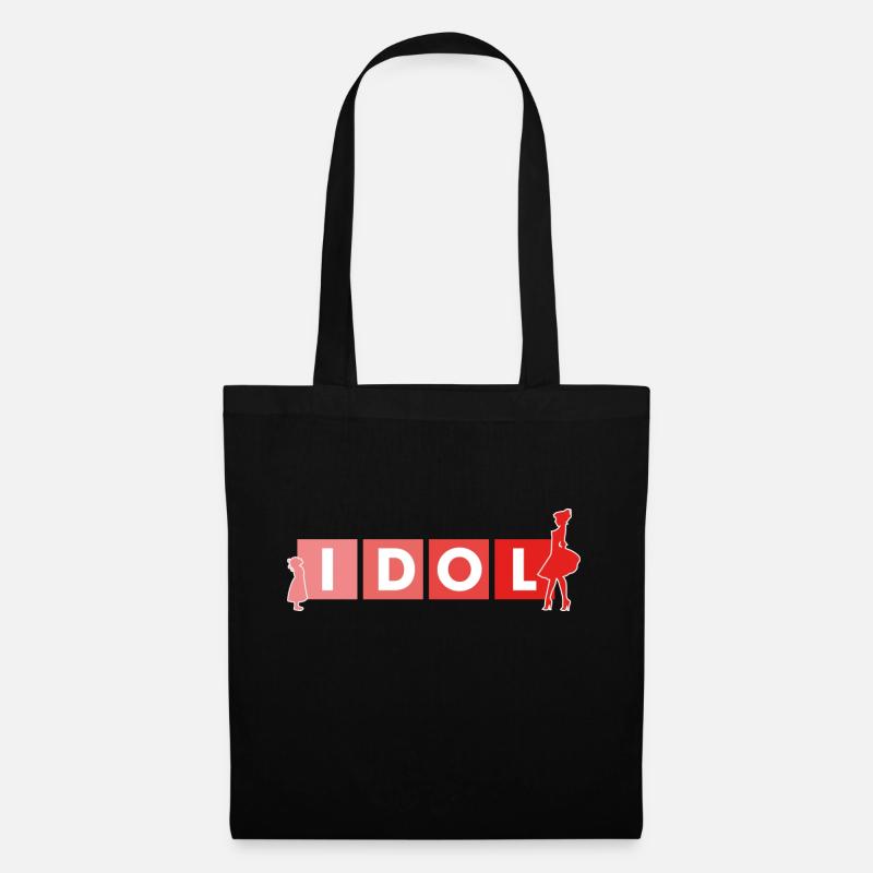 idol - Stoffbeutel - Schwarz