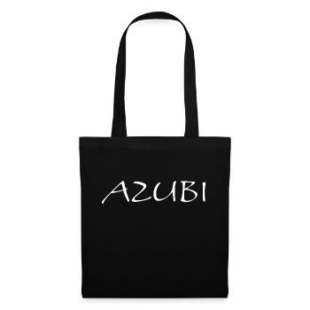 Azubi Tshirt 3 23 weiss - Stoffbeutel - Schwarz - Vorne