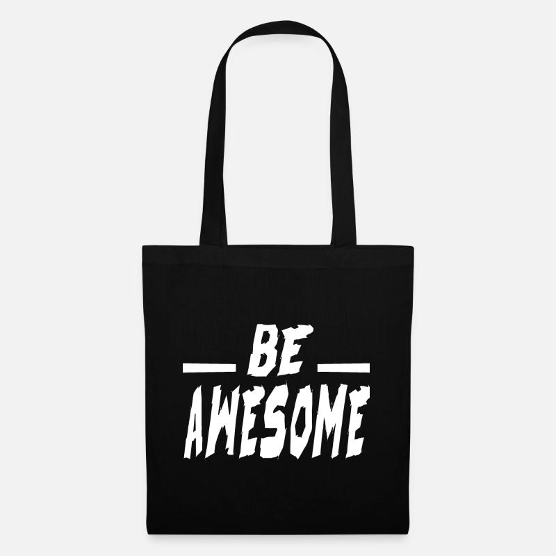 Be Awesome - Tote Bag - black