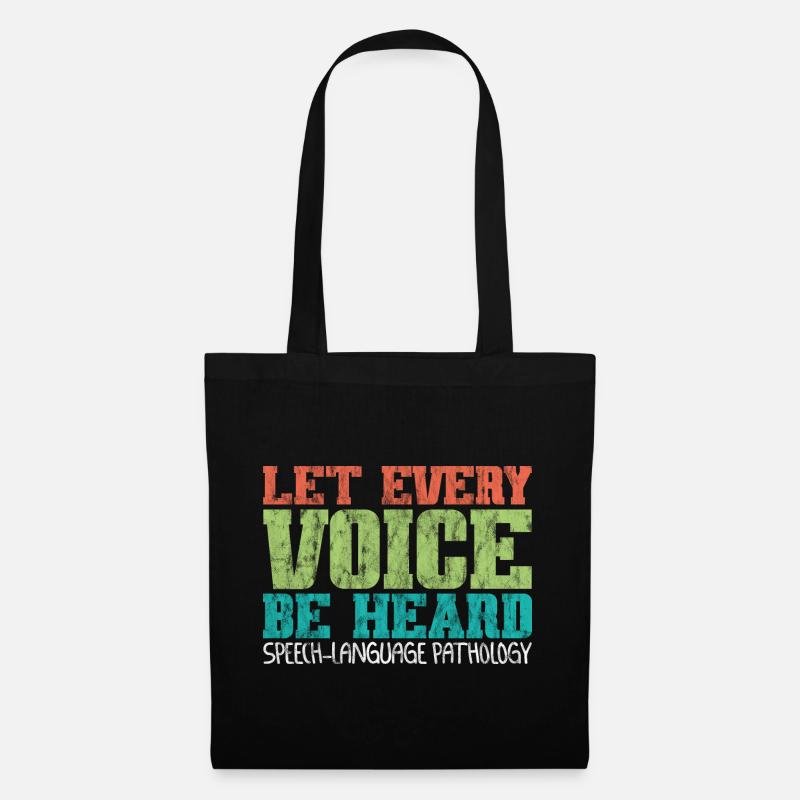 Let Every Voice Be Heard 3 - Stoffbeutel - Schwarz